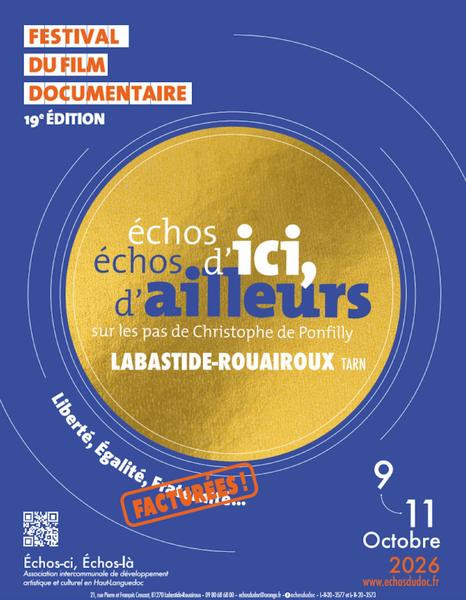 Échos d'ici, échos d'ailleurs : festival du film documentaire / 19e édition
