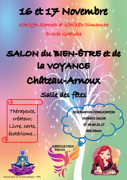 Salon du bien-être et de la voyance Du 16 au 17 nov 2024