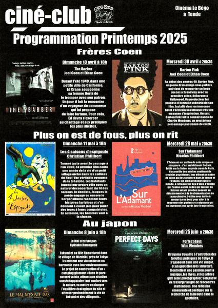 Ciné-club : Printemps 2025
