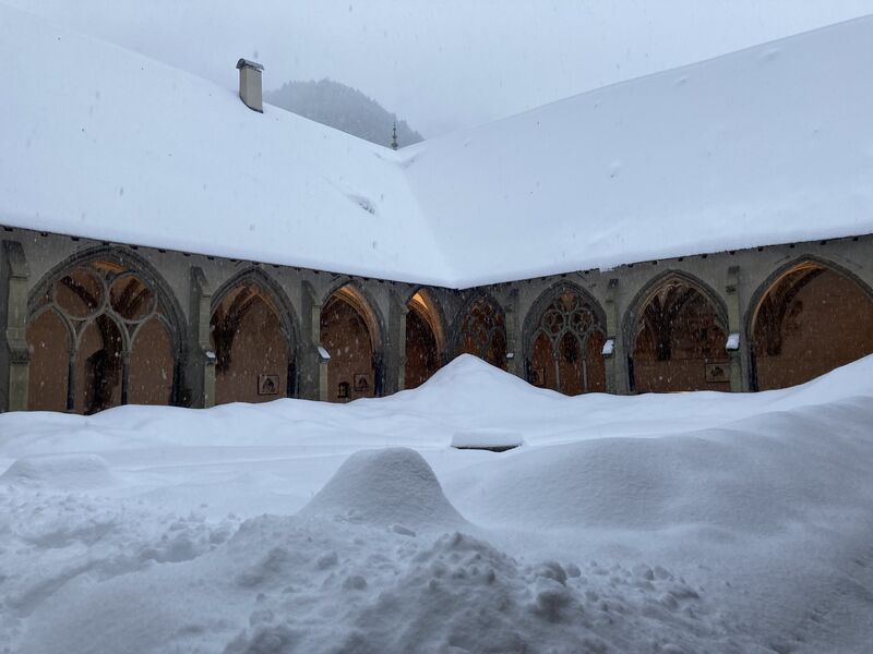 Abbaye d'Abondance hiver