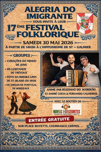 Affiche 17eme festival Alegria do Imigrante 