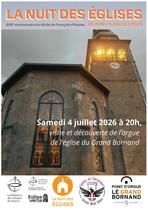 La Nuit des Eglises : visite de l'église et de son orgue