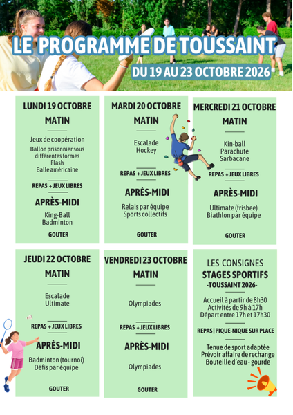Vacances sportives