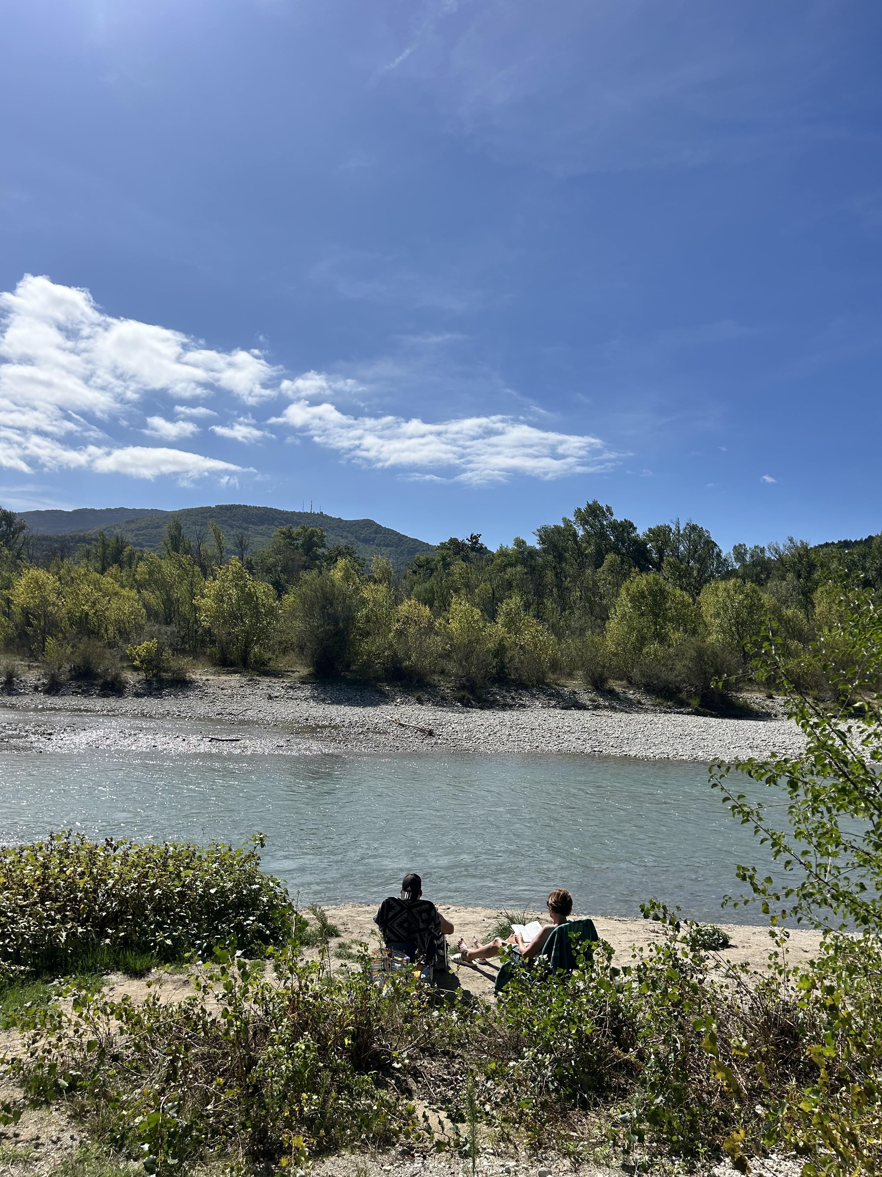 Gervanne Camping - rivière