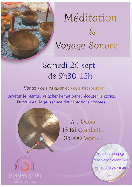Méditation et Voyage sonore