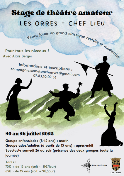 Stage de théâtre amateur_Les Orres