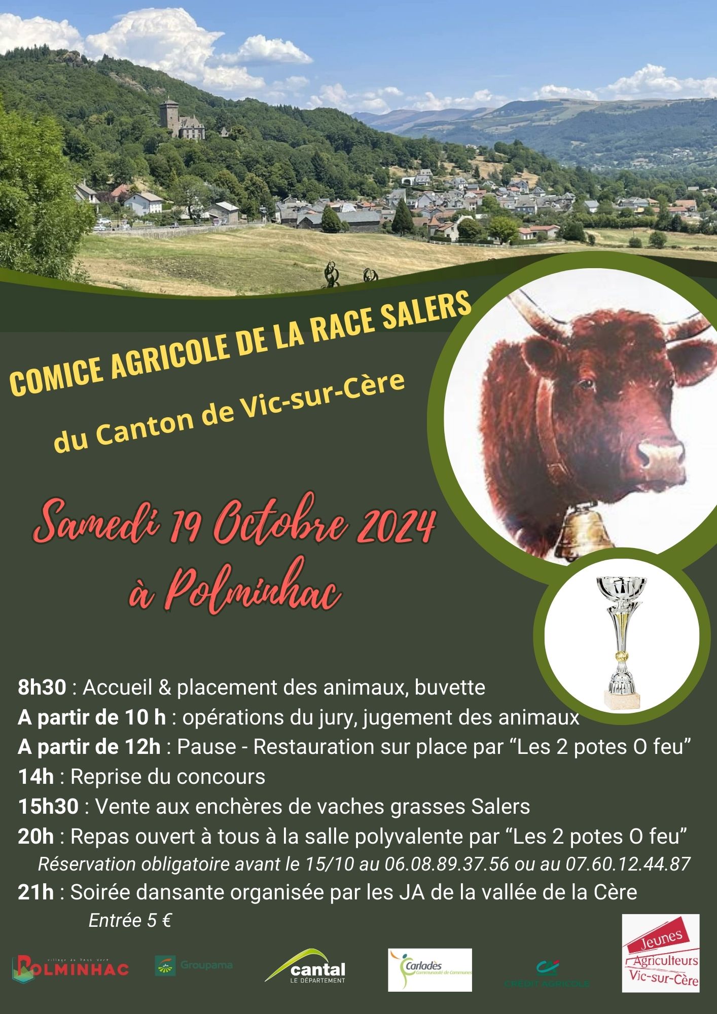 Comice agricole de la race Salers