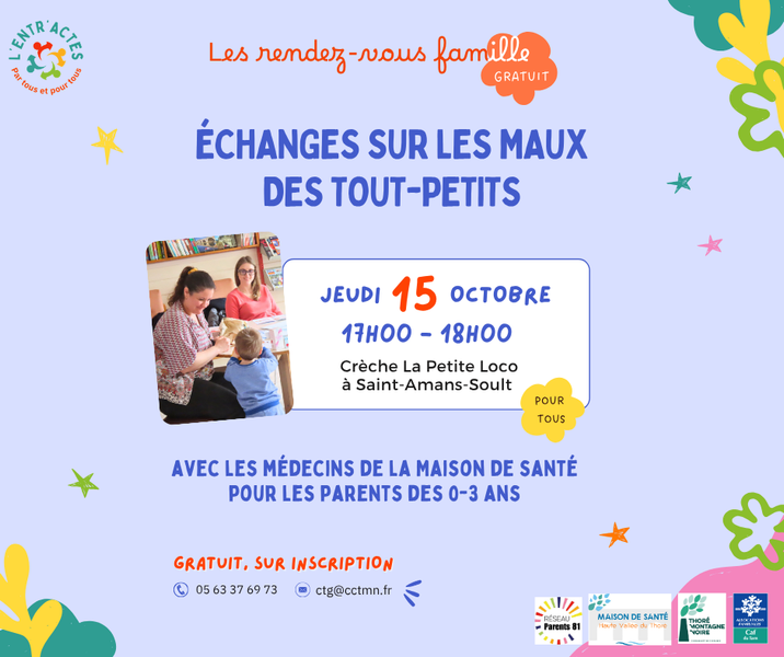 Échanges sur les maux des tout-petits