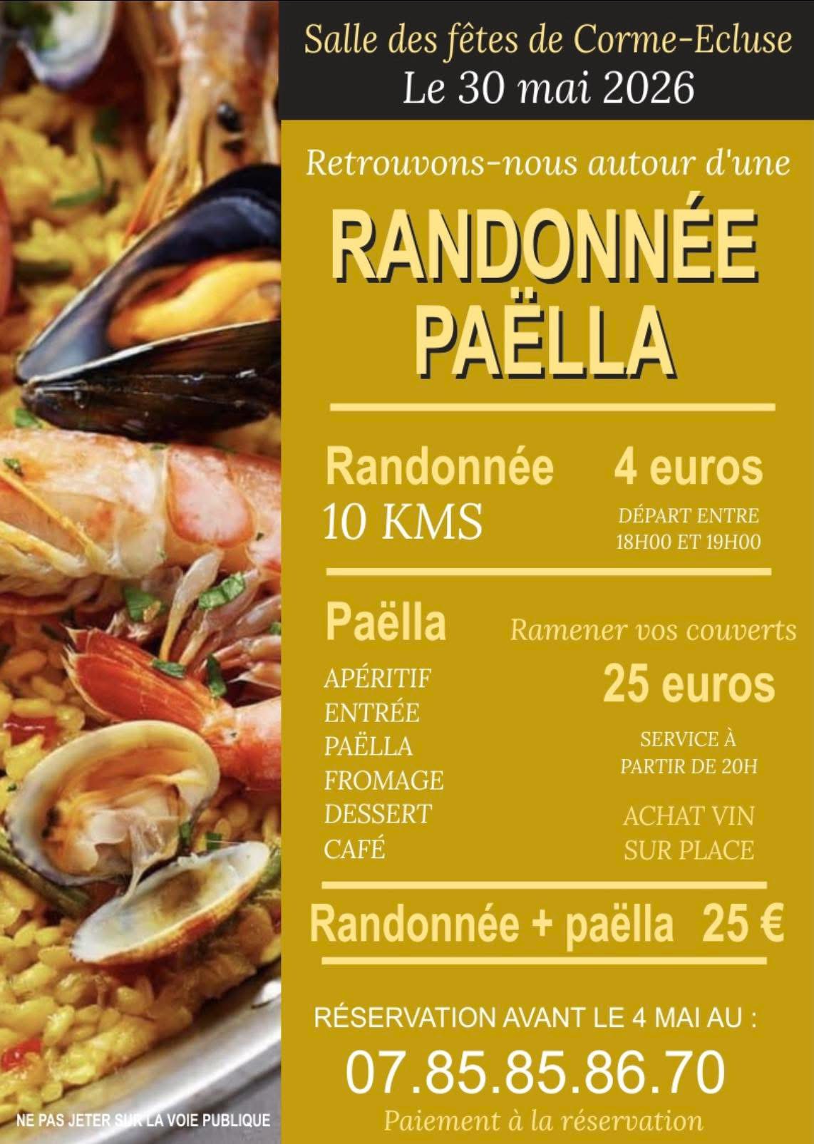 Randonnée Paëlla