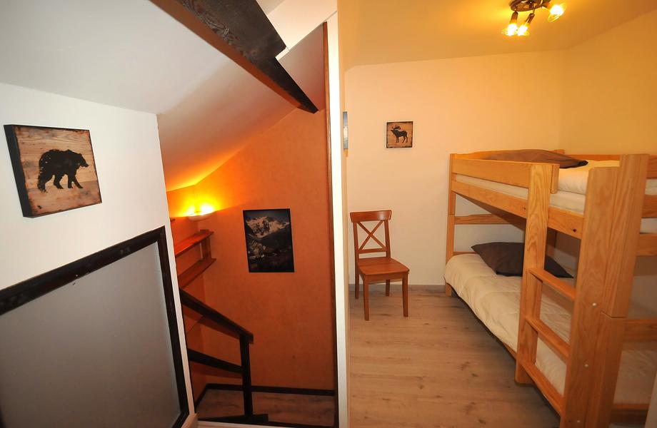 Coin nuit étage lits 90 - © © Bertrand Boone