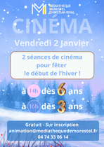 Cinéma jeunesse à la médiathèque de Morestel_Morestel