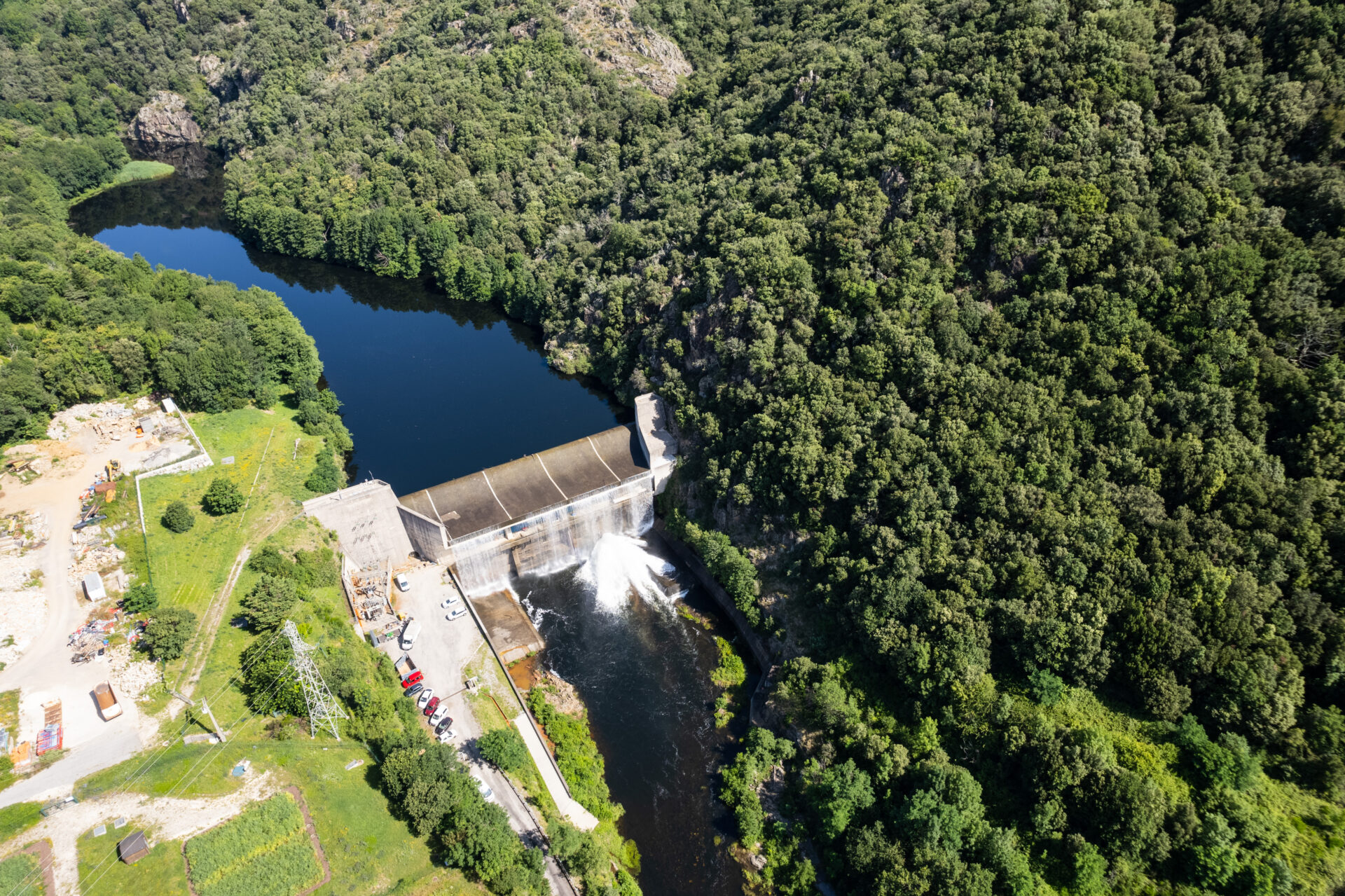 Visite du barrage de Pont-de-Veyrières