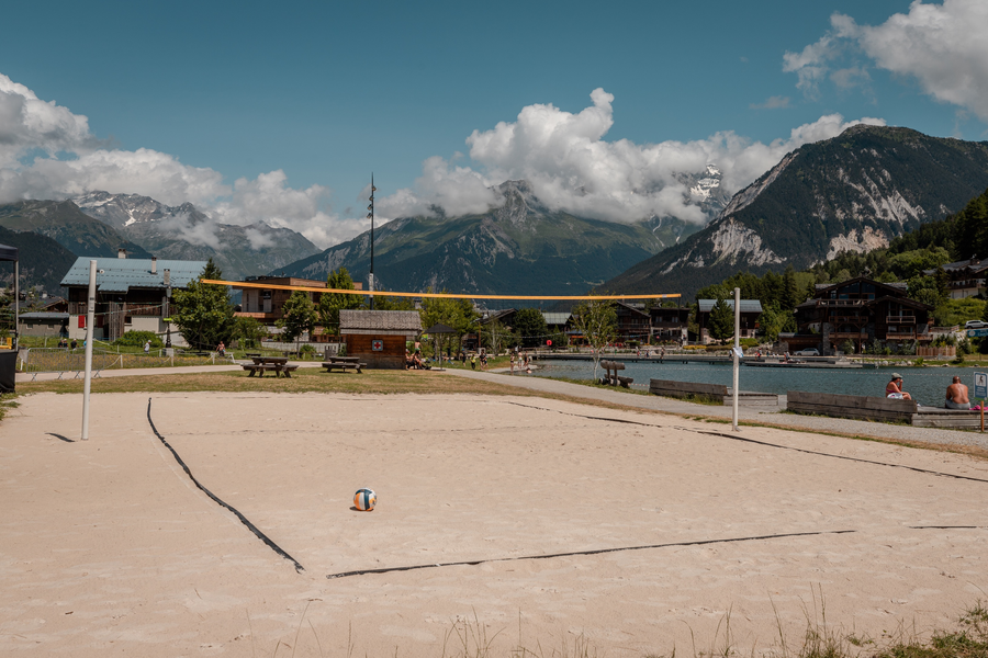 beach volley courchevel