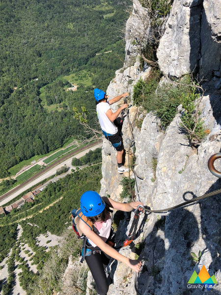 Via ferrata Guiguette, Ain