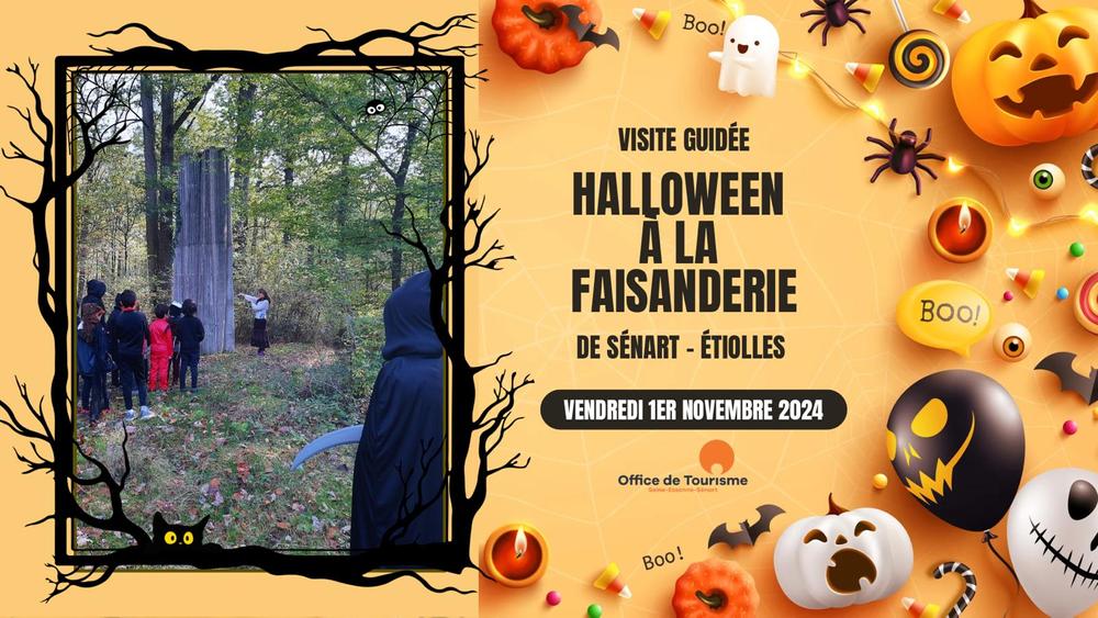 Halloween au parc de sculptures de la Faisanderie de Sénart