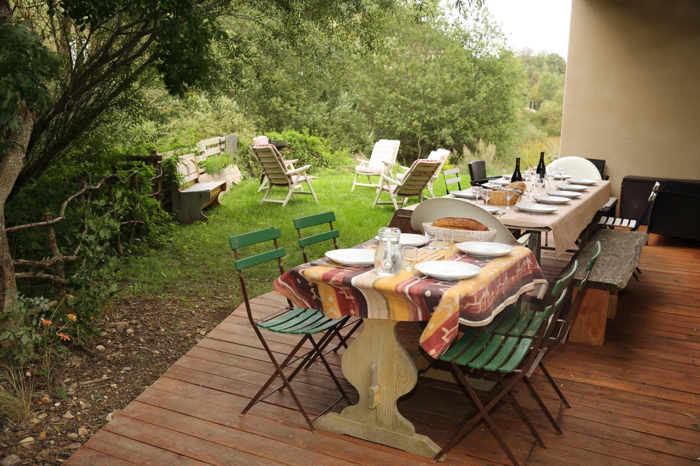 La terrasse extérieure