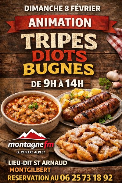 Vente de tripes et diots