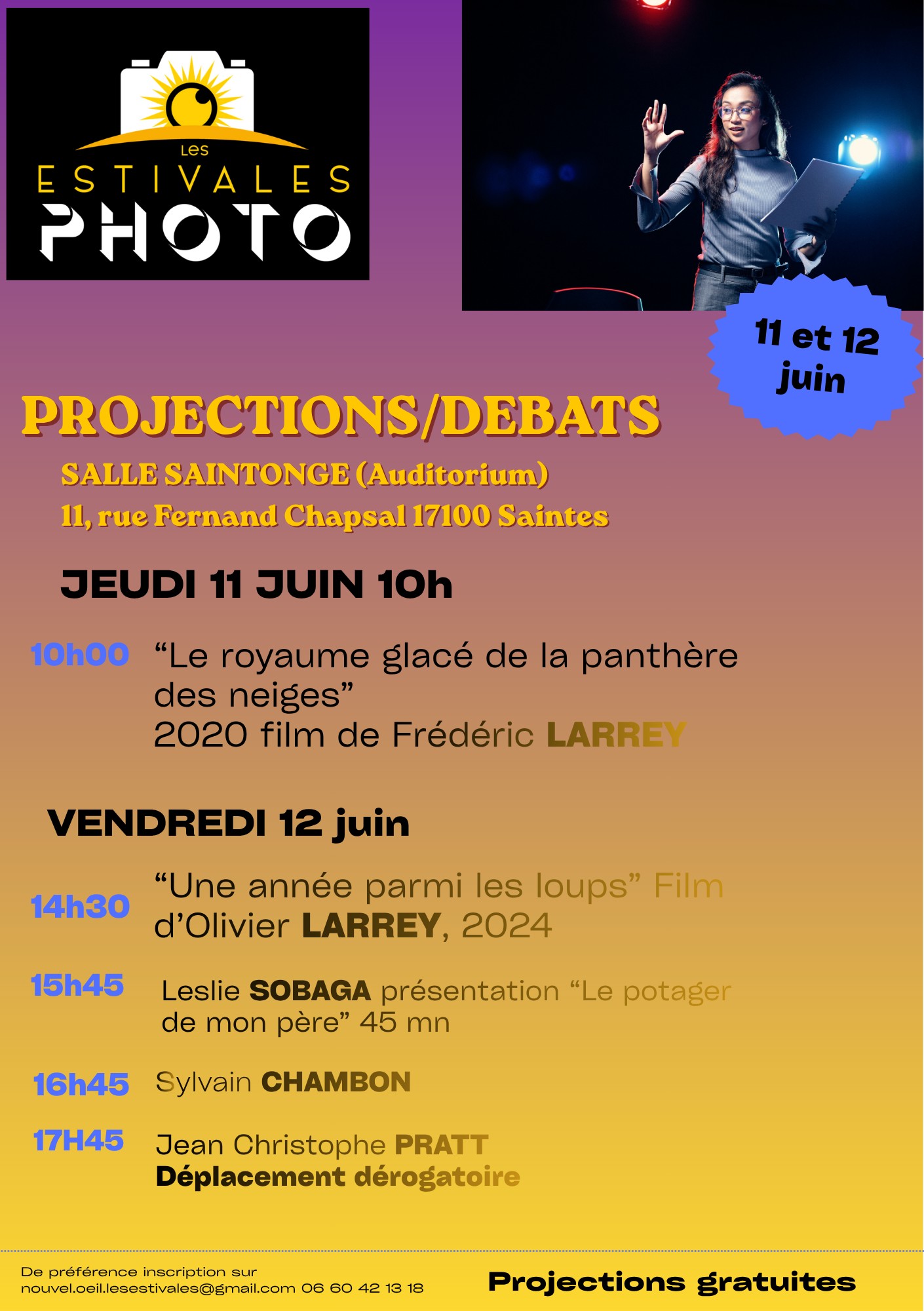 Les Estivales photo - Présentation et Projection de films