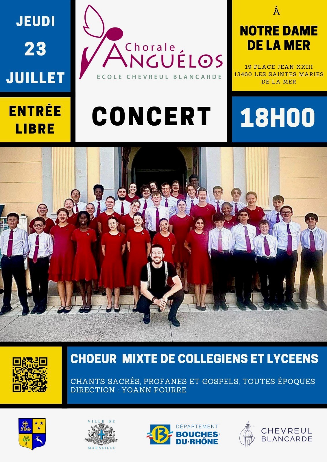 Concert de la Chorale Anguélos de Marseille