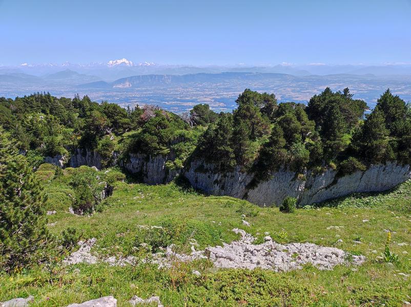 Vue sur le Mont Blanc