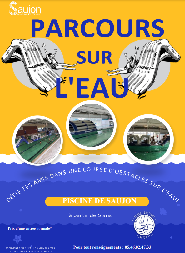 Parcours sur l'eau - Piscine