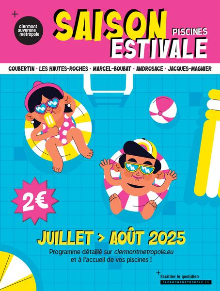 Saison estivale au Centre Aquatique Les Hautes-Roches