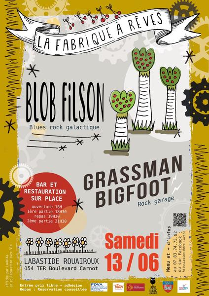 Concert de Blob Filson et Grassman Bigfoot