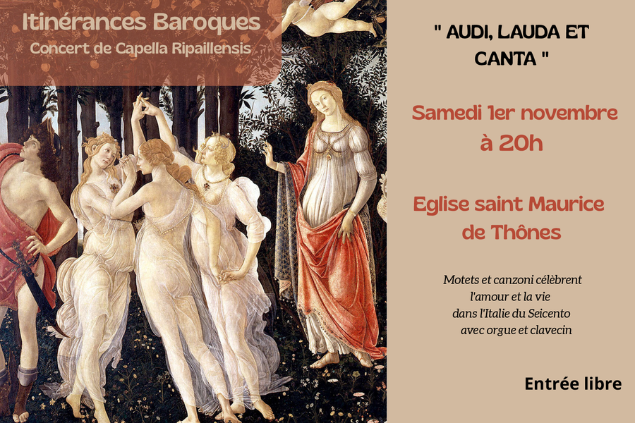 Itinérances baroques, concert de Capella Ripaillensis