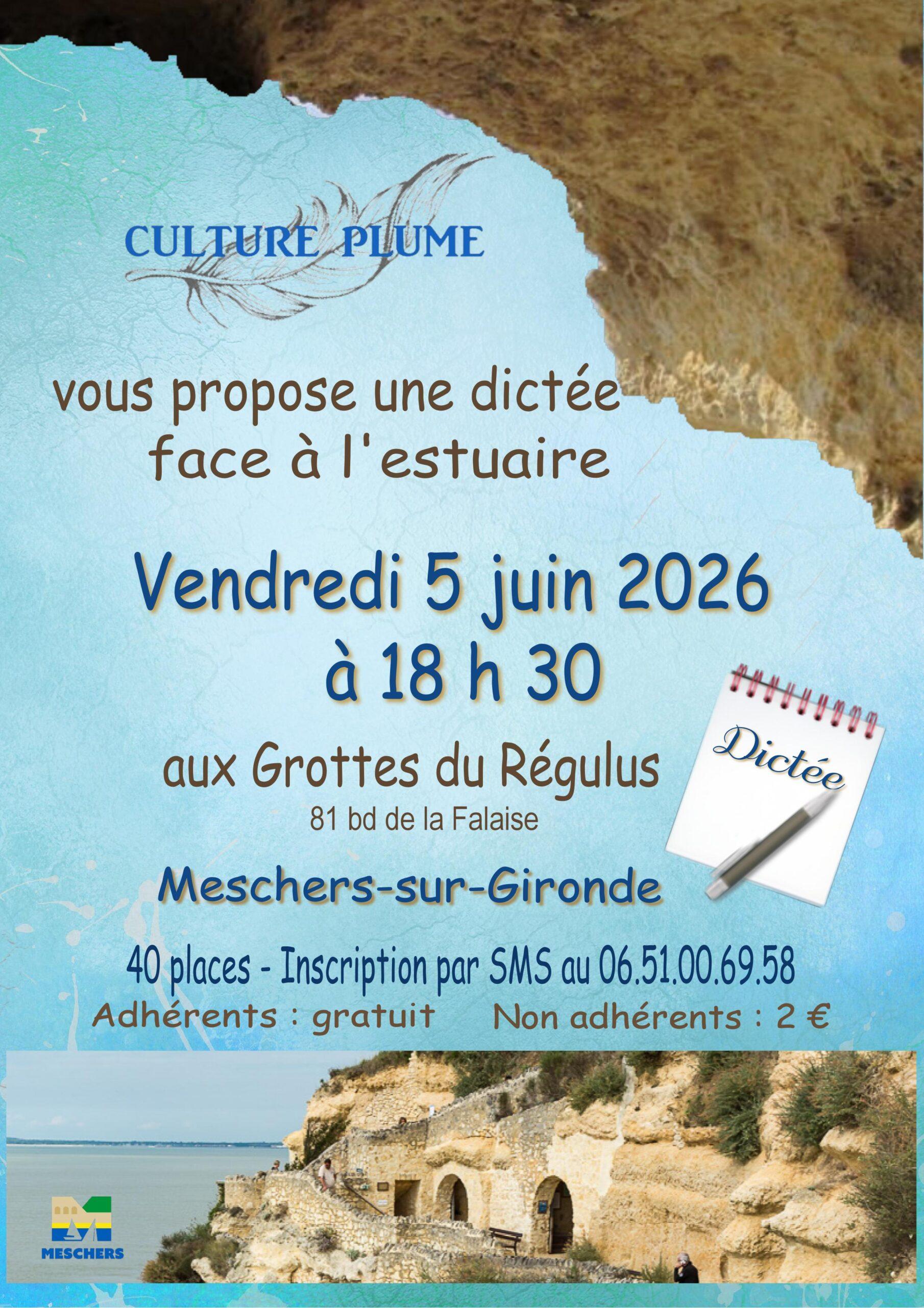 Dictée face à l'estuaire