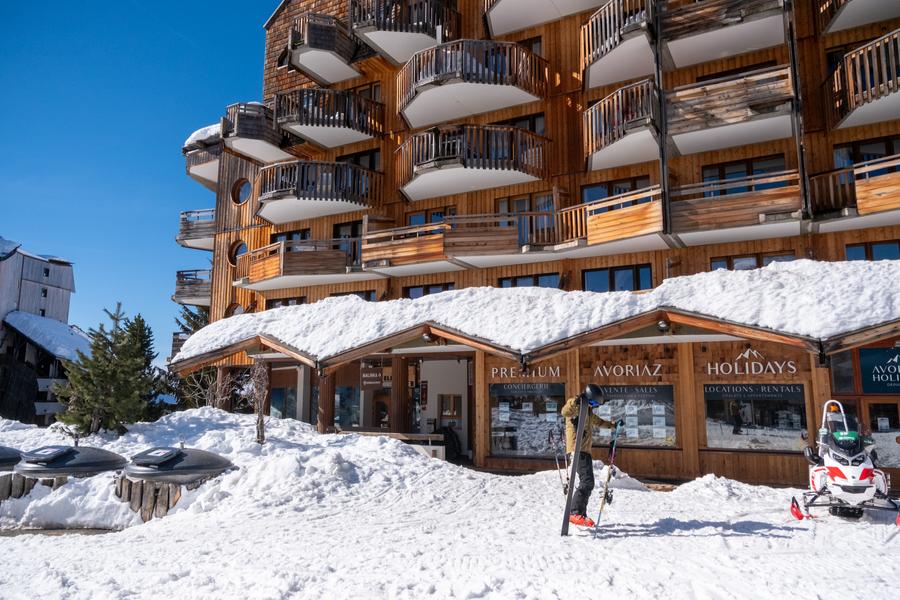Caisse automatique vente de forfaits Quartier Falaise._Avoriaz