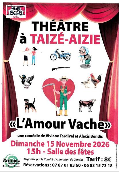 Théâtre "L'amour vache"