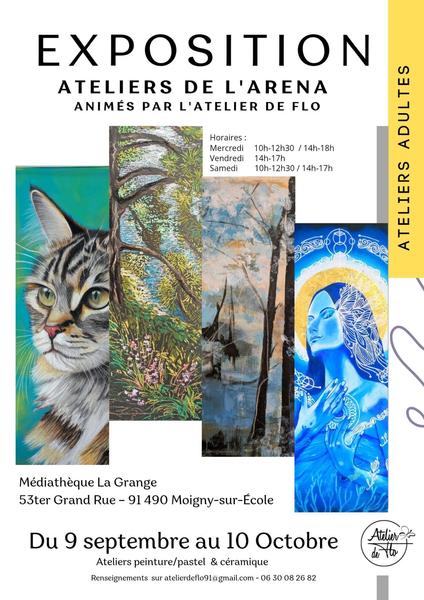 Exposition des ateliers de l'Aru00e9na_Moigny-sur-u00c9cole