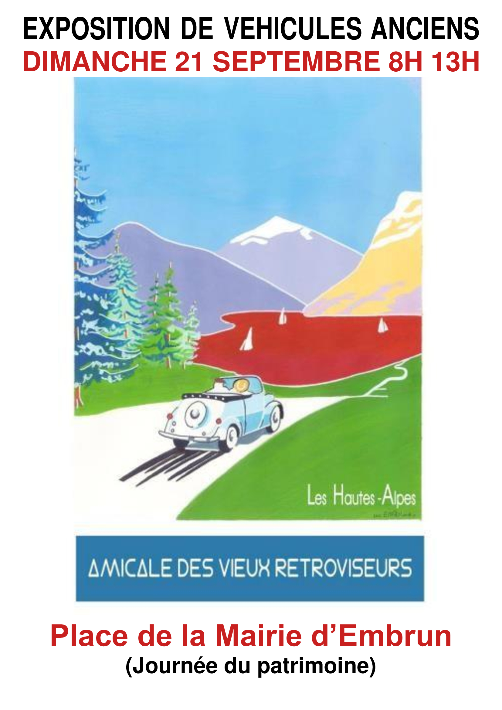 Exposition de véhicules anciens EMB