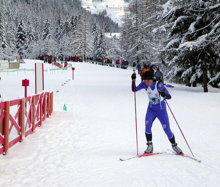 Pas de tir de biathlon