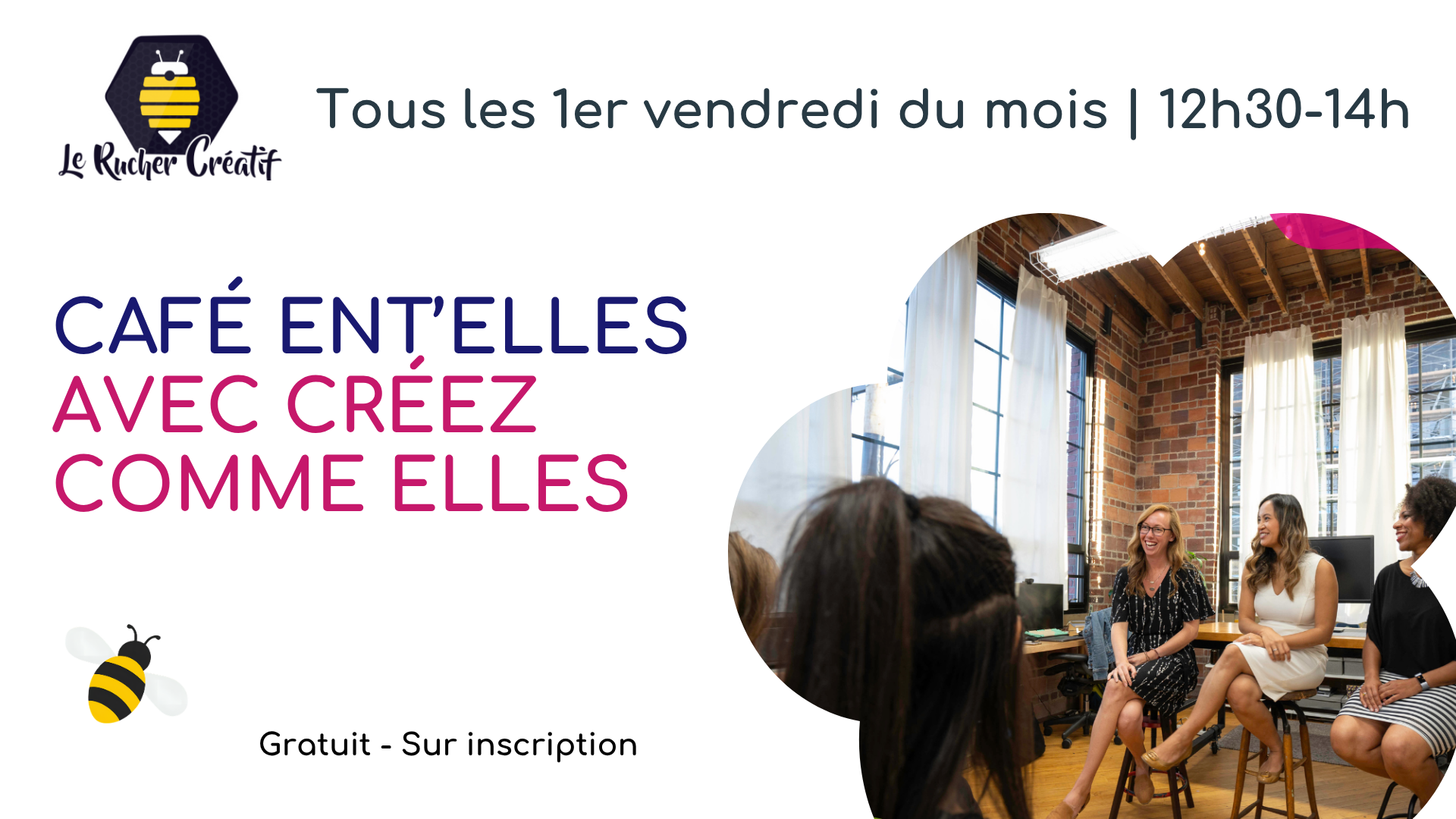 Café Entr'Elles avec Créez Comme Elles