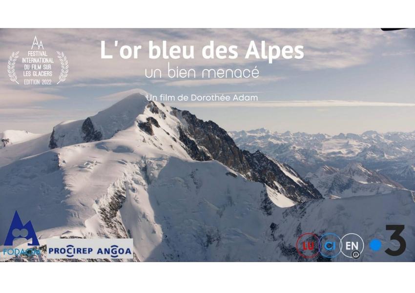 Projection en plein air : 'L'or bleu des Alpes, un bien menacé'