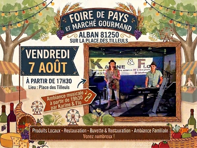 Foire de pays et marché gourmand