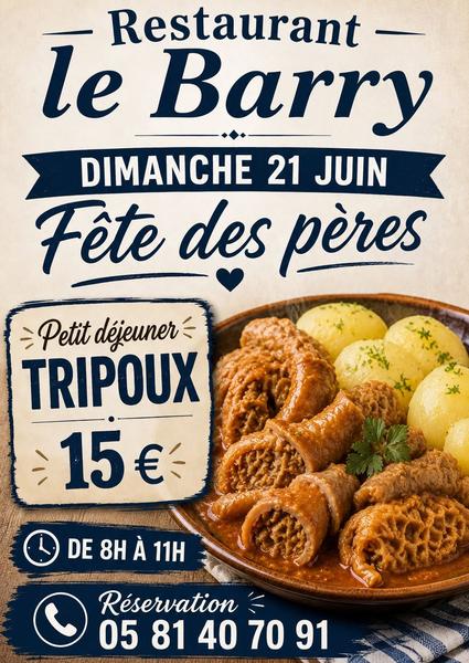 Petit déjeuner tripoux 