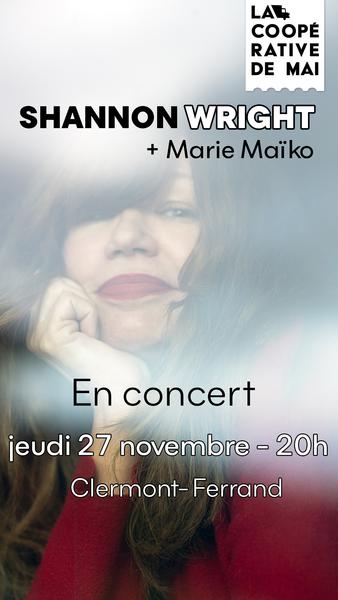 Shannon Wright | La Coopérative de Mai