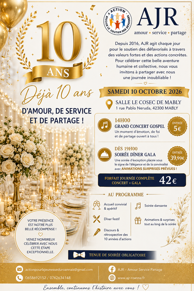 Action pour la Jeunesse du Roannais, 10 années d'engagement_Mably