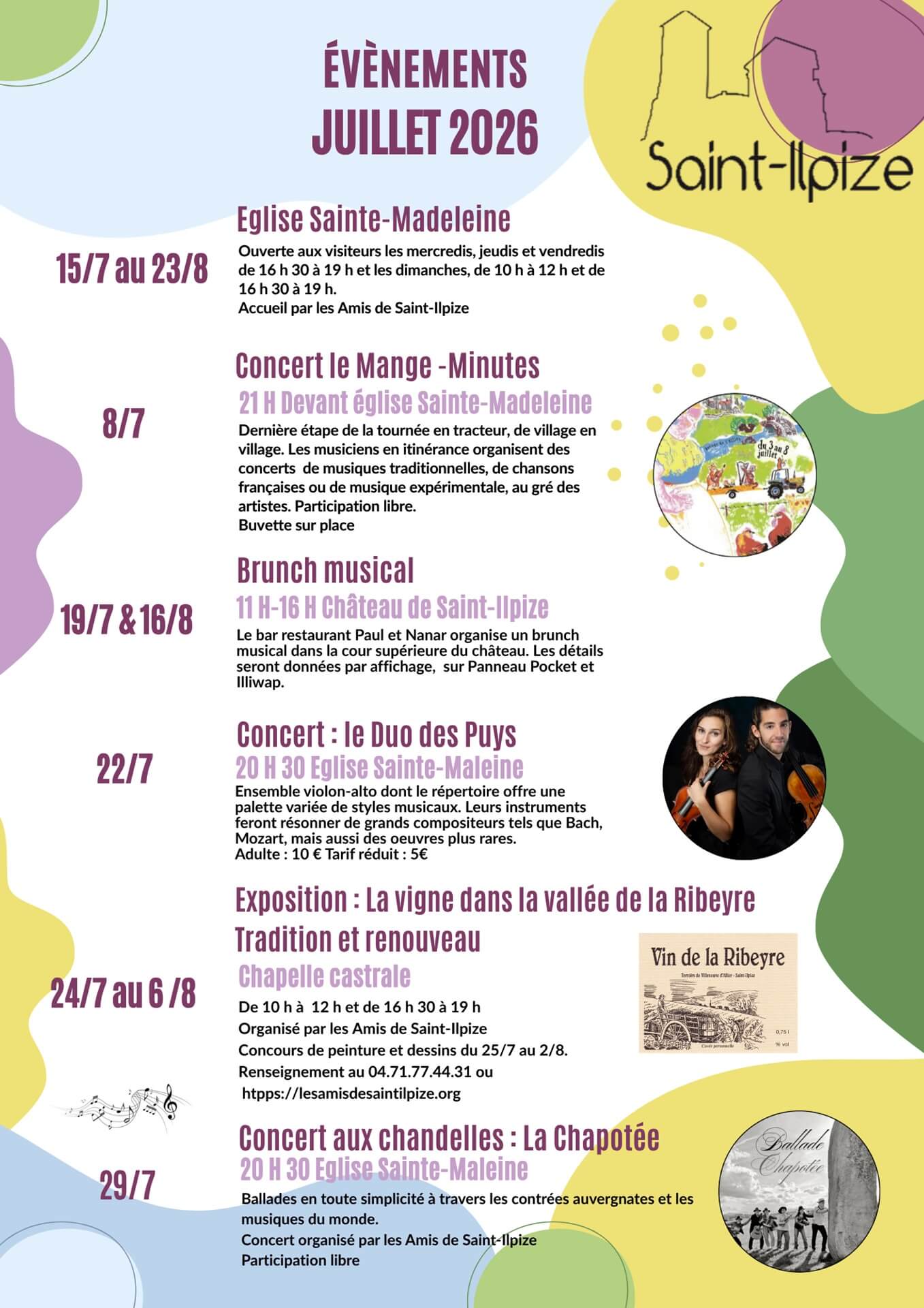 Concert aux chandelles avec la Chapotée,