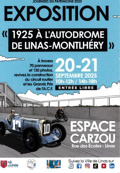 Exposition : 1925 A L'AUTODROME DE LINAS-MONTLHERY 