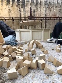 Histoire architecture, Atelier : construction d’une voute_Avignon