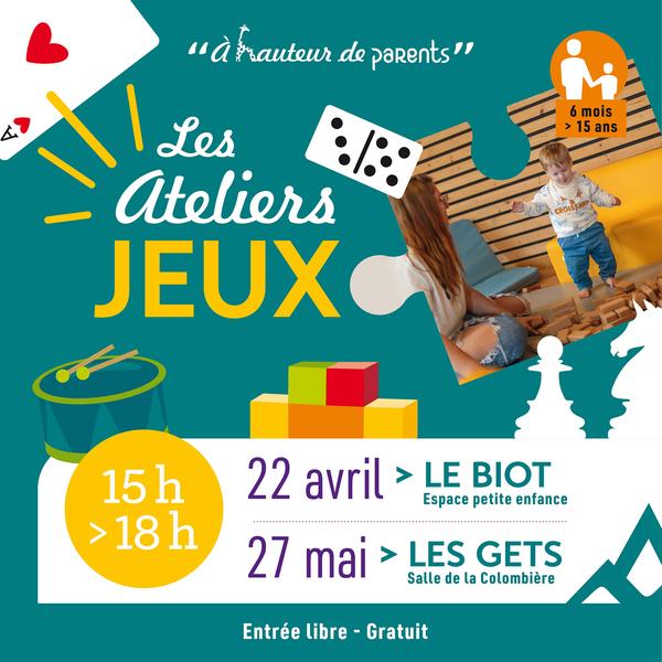 A hauteur de Parents : Ateliers jeux_Les Gets