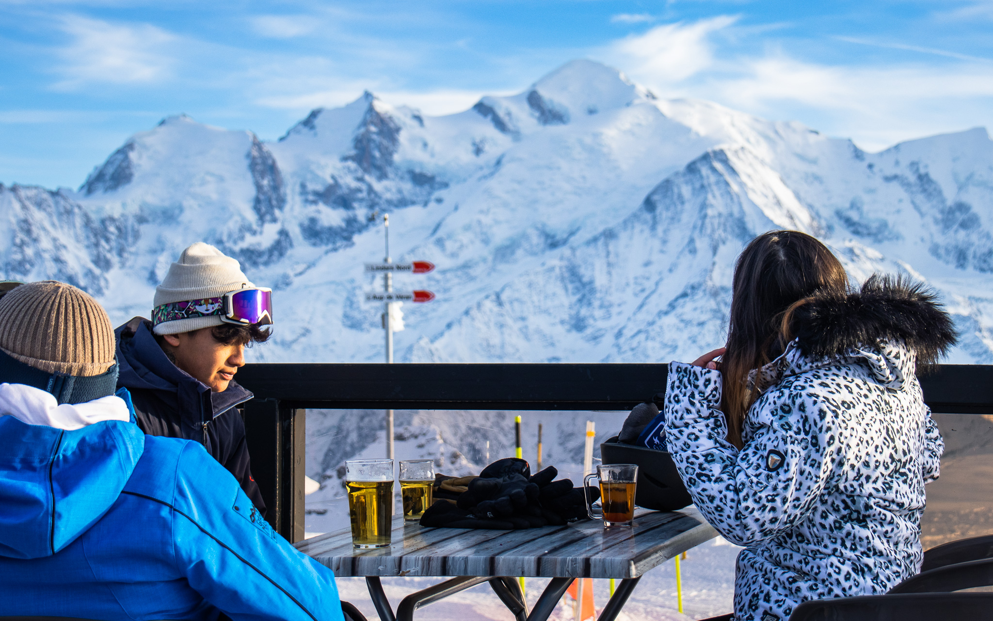 Panoramic views from the restaurant's main terrace