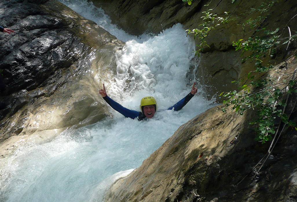 Bureau des guides de l'Ubaye : canyoning