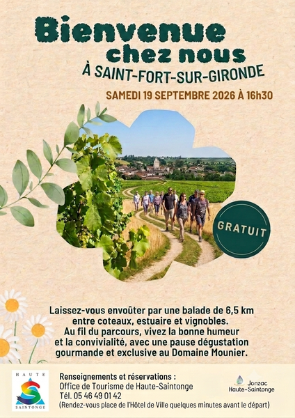 Balade à Saint Fort sur Gironde - Bienvenue chez nous