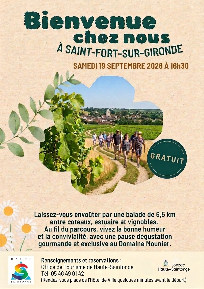 Balade à Saint Fort sur Gironde - Bienvenue chez nous