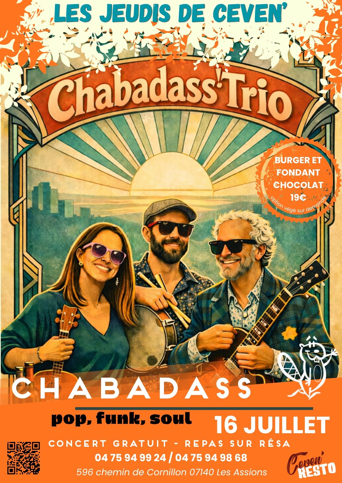 Concert : Chabadass'trio