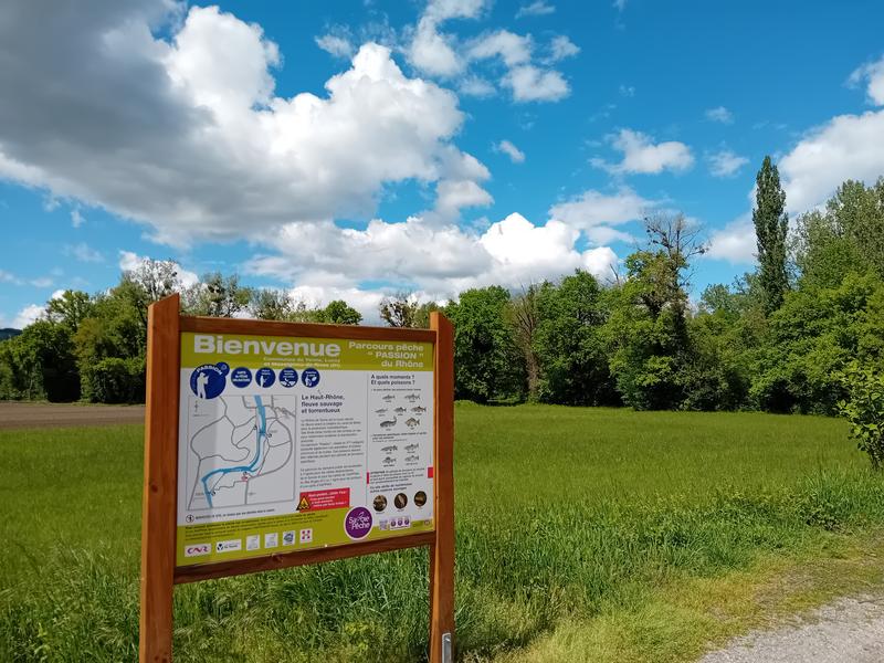 Parcours de pêche Passion sur le Rhône